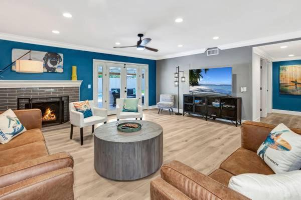 Huntington Beach, Ac, Pool, Hot Tub, Detached Office, Close To Beach, Outside Entertaining Area 外观 照片