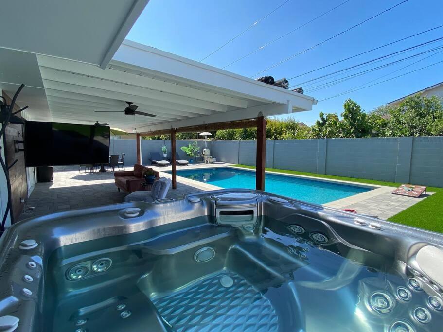 Huntington Beach, Ac, Pool, Hot Tub, Detached Office, Close To Beach, Outside Entertaining Area 外观 照片