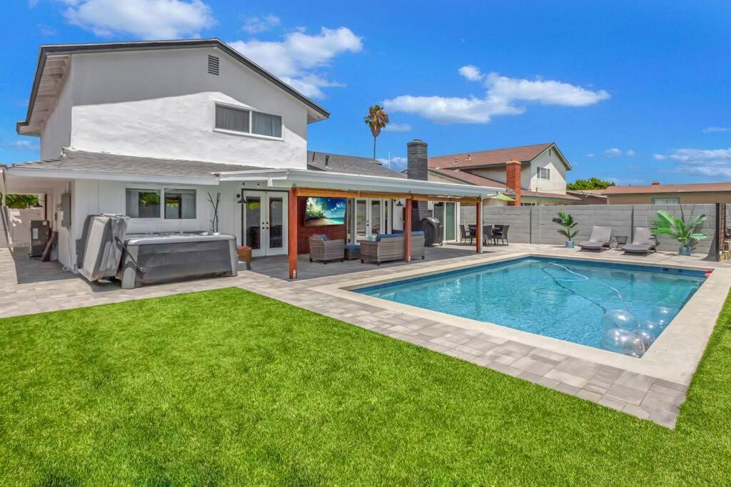 Huntington Beach, Ac, Pool, Hot Tub, Detached Office, Close To Beach, Outside Entertaining Area 外观 照片