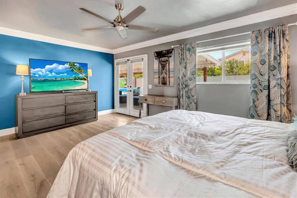Huntington Beach, Ac, Pool, Hot Tub, Detached Office, Close To Beach, Outside Entertaining Area 外观 照片