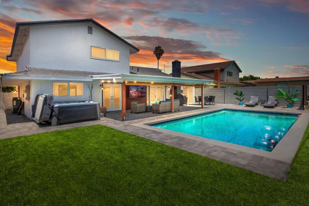 Huntington Beach, Ac, Pool, Hot Tub, Detached Office, Close To Beach, Outside Entertaining Area 外观 照片